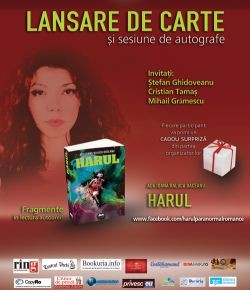 Lansare de carte - Harul de Raluca Băceanu