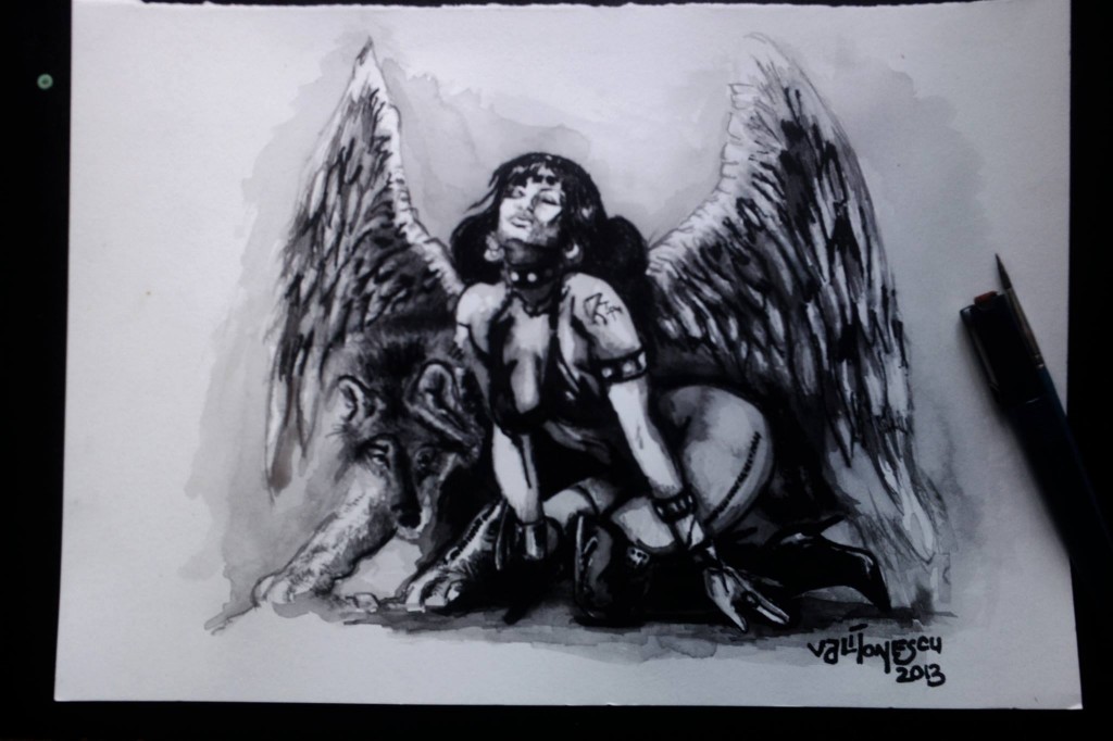 "Înger și câine" de Vali Ionescu